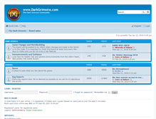 Tablet Screenshot of forums.darkgrimoire.com